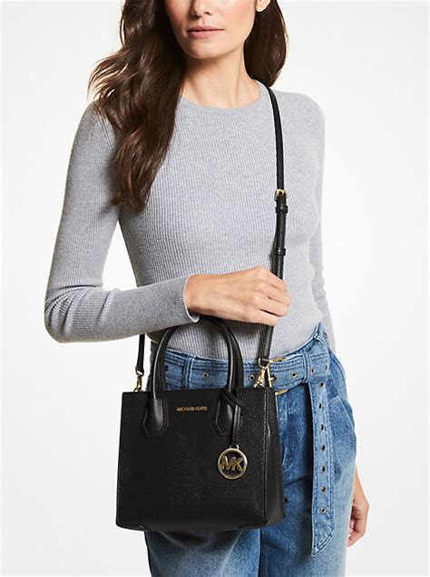 michael kors 35s1gm9m2l|Mercer Medium Pebbled Leather Crossbody Bag.